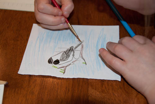 Nature Study: nature journalling with watercolour pencils | Learning Mama