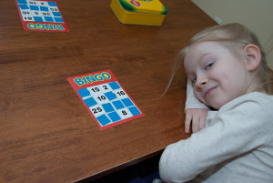 Learning math through games - Math Bingo!